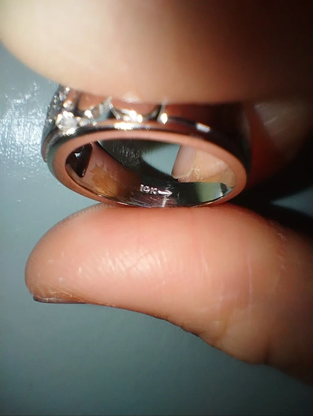 14kt diamond ring